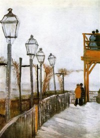 Картина автора Винсент Ван Гог под названием Monmart  				 - Монмарт