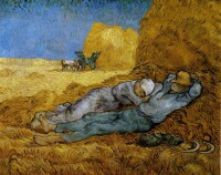 Картина автора Винсент Ван Гог под названием The siesta  				 - Сиеста