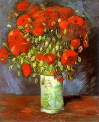 Картина автора Винсент Ван Гог под названием Vase with Red Poppies