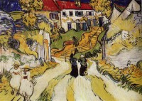 Картина автора Винсент Ван Гог под названием Улица и лестница в Овере