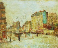Картина автора Винсент Ван Гог под названием Boulevard de Clichy
