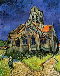 Картина автора Винсент Ван Гог под названием The Church at Auvers  				 - Церковь в Овере