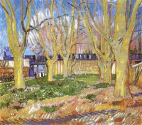 Картина автора Винсент Ван Гог под названием Avenue of Plane Trees near Arles Station