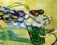 Картина автора Винсент Ван Гог под названием Still Life Glass with Carnations