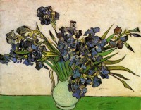 Картина автора Винсент Ван Гог под названием Still Life Vase with Irises