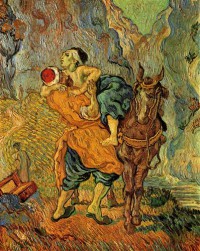 Картина автора Винсент Ван Гог под названием The Good Samaritan after Delacroix