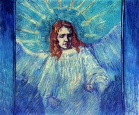 Картина автора Винсент Ван Гог под названием Half Figure of an Angel after Rembrandt