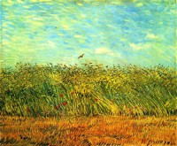 Картина автора Винсент Ван Гог под названием Wheat Field with a Lark