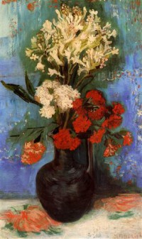 Картина автора Винсент Ван Гог под названием Vase with Carnations and Other Flowers