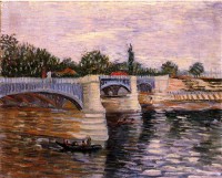 Картина автора Винсент Ван Гог под названием The Seine with the Pont de la Grande Jette