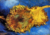 Картина автора Винсент Ван Гог под названием Two Cut Sunflowers 3