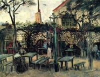 Картина автора Винсент Ван Гог под названием Terrace of a Cafe on Montmartre La Guinguette
