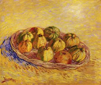 Картина автора Винсент Ван Гог под названием Still Life with Basket of Apples