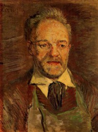 Картина автора Винсент Ван Гог под названием Portrait of Pere Tanguy 2