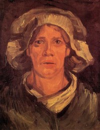 Картина автора Винсент Ван Гог под названием Head of a Peasant Woman with White Cap 6