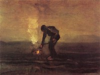 Картина автора Винсент Ван Гог под названием Peasant Burning Weeds