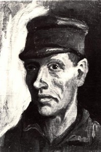 Картина автора Винсент Ван Гог под названием Head of a Peasant with Cap 2