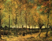 Картина автора Винсент Ван Гог под названием Lane with Poplars