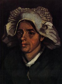 Картина автора Винсент Ван Гог под названием Head of a Peasant Woman with White Cap 2