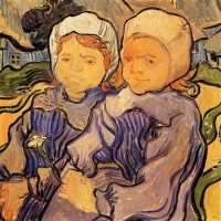 Картина автора Винсент Ван Гог под названием Two Children 2