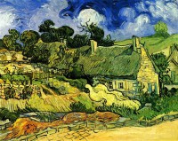 Картина автора Винсент Ван Гог под названием Thatched Cottages at Cordeville