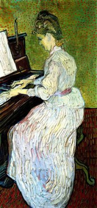 Картина автора Винсент Ван Гог под названием Marguerite Gachet at the Piano