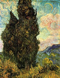 Картина автора Винсент Ван Гог под названием Cypresses
