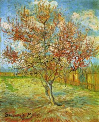 Картина автора Винсент Ван Гог под названием Pink Peach Tree in Blossom Reminiscence of Mauve