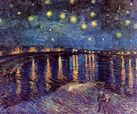 Картина автора Винсент Ван Гог под названием Starry Night Over the Rhone