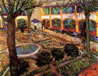 Картина автора Винсент Ван Гог под названием The Courtyard of the Hospital at Arles