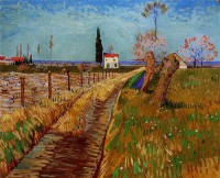 Картина автора Винсент Ван Гог под названием Path Through a Field with Willows