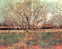 Картина автора Винсент Ван Гог под названием Orchard in Blossom Plum Trees