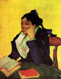 Картина автора Винсент Ван Гог под названием L Arlesienne Madame Ginoux with Books
