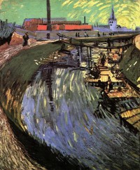 Картина автора Винсент Ван Гог под названием Canal with Women Washing