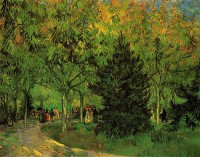 Картина автора Винсент Ван Гог под названием A Lane in the Public Garden at Arles