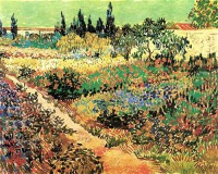 Картина автора Винсент Ван Гог под названием Flowering Garden with Path