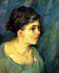 Картина автора Винсент Ван Гог под названием Portrait of Woman in Blue