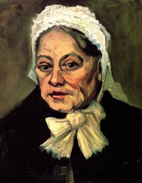 Картина автора Винсент Ван Гог под названием Head of an Old Woman with White Cap The Midwife