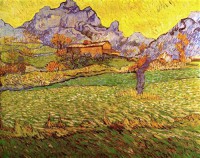 Картина автора Винсент Ван Гог под названием A Meadow in the Mountains Le Mas de Saint-Paul