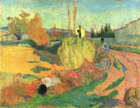 Картина автора Гоген Поль под названием Farmhouse from Arles, or Landscape from Arles