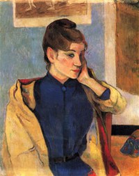 Картина автора Гоген Поль под названием Portrait of Madelaine Bernardbi, sister of the artist Emile Bernard