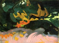Картина автора Гоген Поль под названием By the Sea