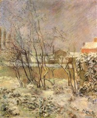 Картина автора Гоген Поль под названием Garden in Snow