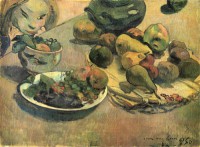 Картина автора Гоген Поль под названием Nature morte aux fruits