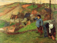 Картина автора Гоген Поль под названием Landscape of Brittany