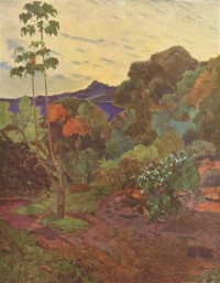 Картина автора Гоген Поль под названием Végétation tropicale, Martinique