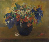 Картина автора Гоген Поль под названием A Vase of Flowers