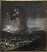 Картина автора Гойя Франсиско под названием The Colossus