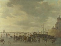 Картина автора Гойен Ян под названием A Scene on the Ice near Dordrecht