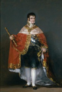 Картина автора Гойя Франсиско под названием King Fernando VII with the Robes of State